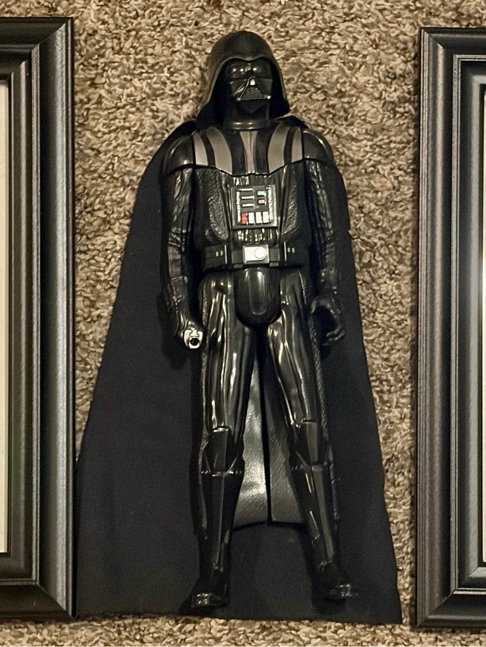 Star Wars 3 Pc Set Darth Vader R2-D2 Framed Wall Art & 12" Darth Vader Figure